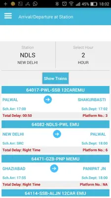 Indian Railway Enquiry android App screenshot 1